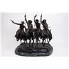 Image 1 : After Frederic Remington "Coming Through The Rye" 30" Bronze Statue
