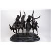 Image 8 : After Frederic Remington "Coming Through The Rye" 30" Bronze Statue