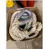 Image 3 : SAMSON North Vancouver heavy duty 1-1/4" white rope w/galvanized thimble
