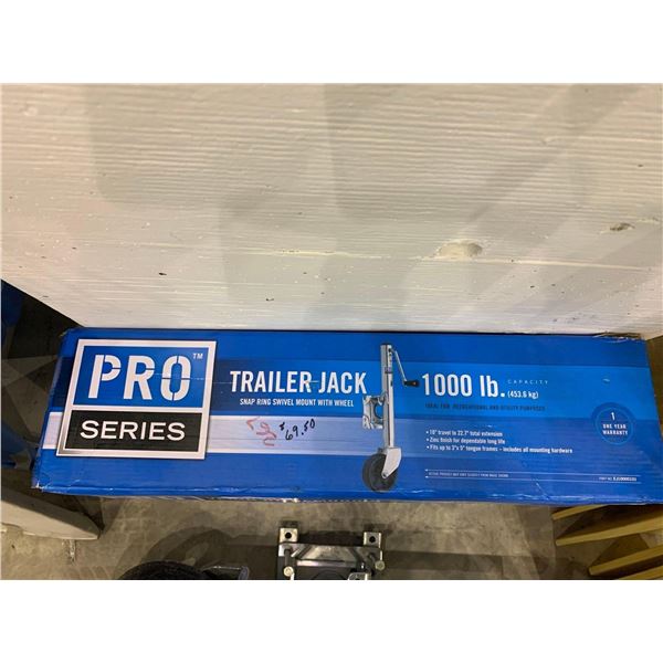 Pro series trailer jack 1000lbs