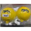 Image 2 : Lot of 2 Polyform yellow water ski marker buoys