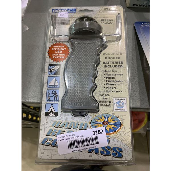 Davis illuminated hand bearing compass