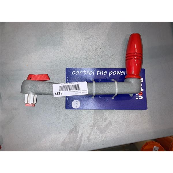 Barton marine 8" grey lock in winch handle