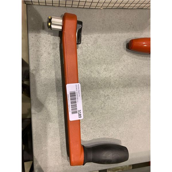 Barton marine 10" red lock in winch handle