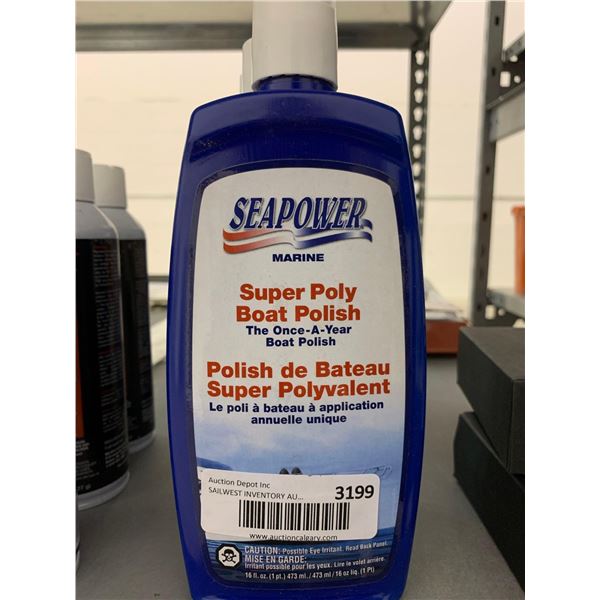 Sea Power Super Poly Boat Polish 3 x 473ml