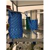 Image 1 : Lot of 2 3/8" RLS Brite blue w/white (PARTIAL SPOOLS)
