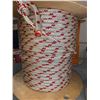 Image 1 : 7/16" RLS Yacht Braid white with red (PARTIAL SPOOL)