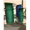 Image 1 : 3/8" (9mm ) and 1/4" green  #2007-642 double braid polyester (PARTIAL SPOOLS)