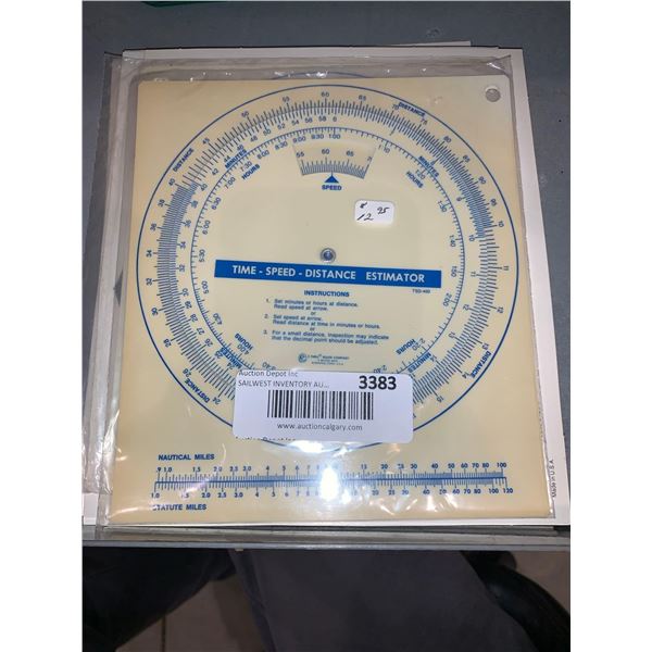 circular time-speed-distance estimators TSD-400