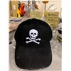 Image 1 : ball hats black w/skull & crossbones lot of 7