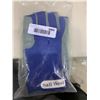 Image 1 : Blue and grey cut off sail west gloves
