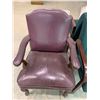 Image 1 : purple 'leather' chair