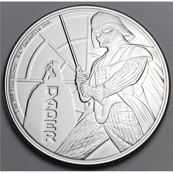 2022 NIUE $2 Darth Vader 1 ozt .999 Silver