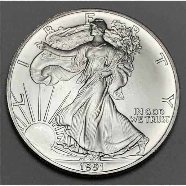 1991 American Silver Eagle