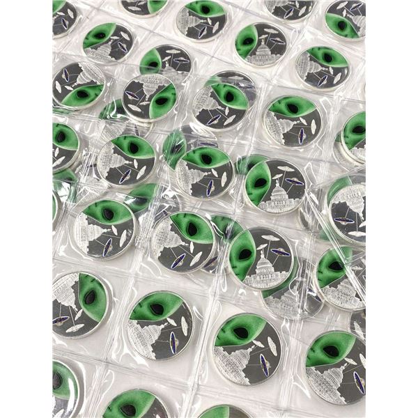 Roll (20-coins) Aliens Have Landed 1 ozt .999 Silver