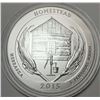 Image 1 : 2015-P ATB Nebraska "Homestead" 5 ozt .999 Silver
