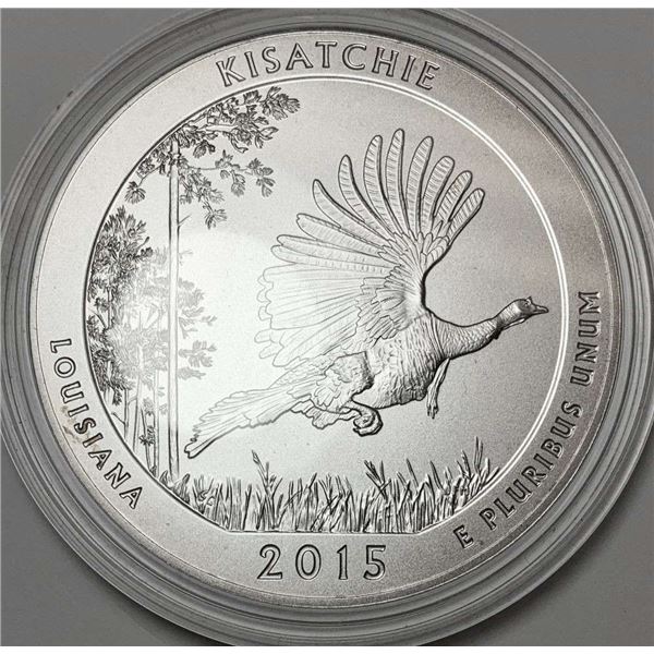 2015-P ATB Louisiana "Kisatchie" 5 ozt .999 Silver