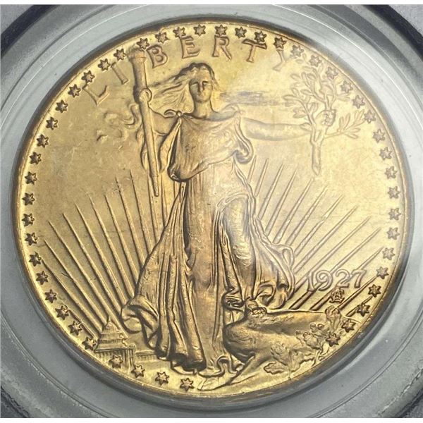 Last Minute! 1927 Gold $20 Saint Gaudens PCGS MS64 OGH