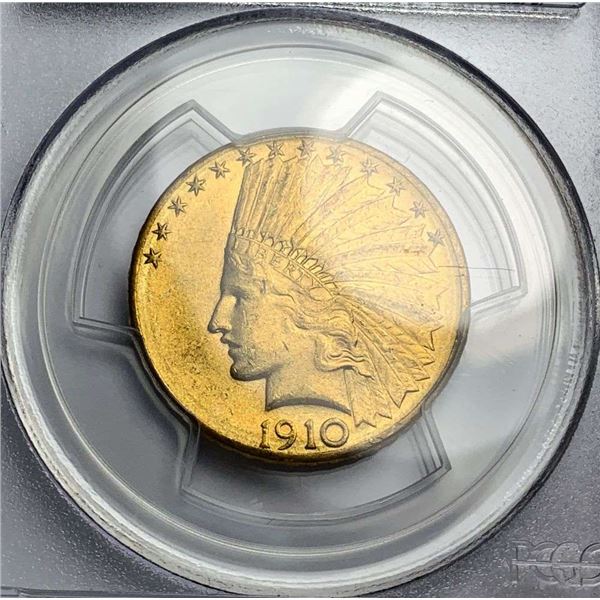 Last Minute! 1910-D Gold $10 Indian Head PCGS MS62