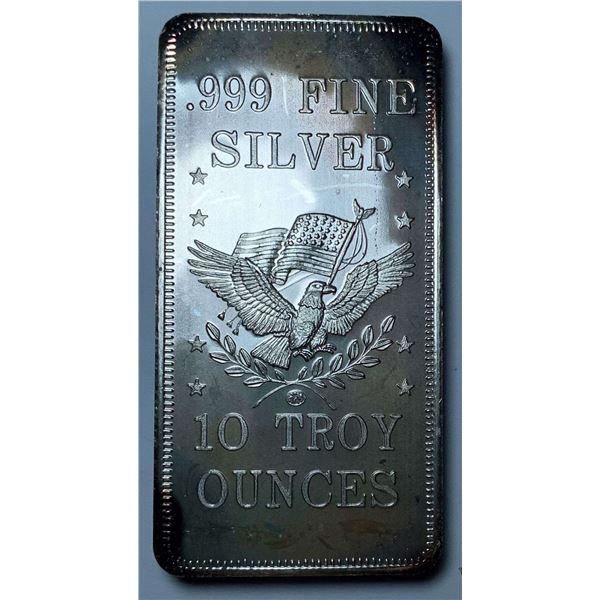 APM American Flag Eagle 10 ozt .999 Silver
