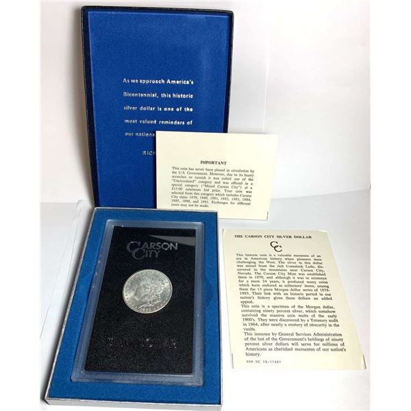 1883-CC Morgan Silver Dollar MS63 GSA