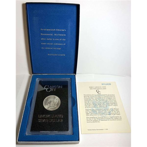 1882-CC Morgan Silver Dollar MS64 GSA