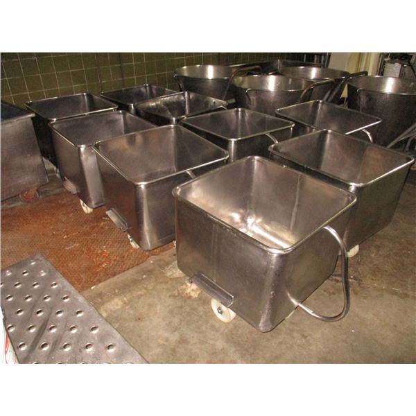 36'' x 5' SS platform carts