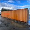 Image 8 : 40FT SHIPPING CONTAINER, DOORS WORK, SMALL 5 INCH HOLE CUT ON SIDE, SLOW LEAK IN ROOFLINE ALLOWING M