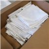 Image 2 : BOX OF WHITE SATIN FABRIC PIECES