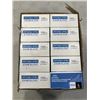 Image 2 : NEW CASE OF 1,000 SIZE LARGE NITRILE EXAM GLOVES,  POWDER FREE, 10 PACKS OF 100