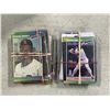 Image 2 : BOX OF ASSORTED SLEEVED 80'S BASEBALL CARDS