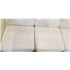 Image 4 : WHITE LEATHER CELLINI 3 SEAT SOFA