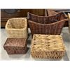 Image 2 : LOT OF NEW WICKER BASKETS