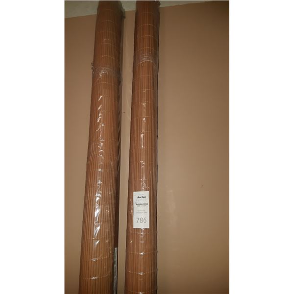 2  NEW Exterior Roll up Shades Cat B