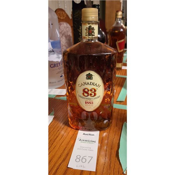 New Canadian Whisky 1883