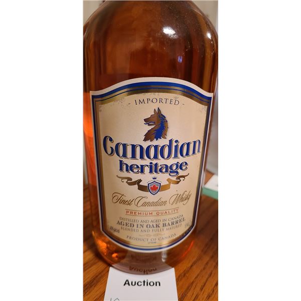 New Canadaian Heritage Whisky
