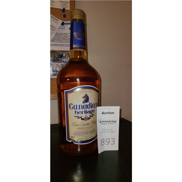New Canadian Heritage Whisky