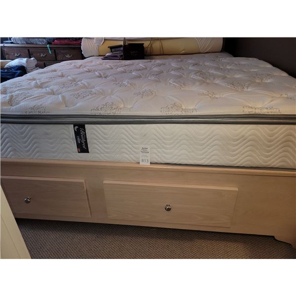 Beautyrest Queen Size Mattress and Frame - Cat C