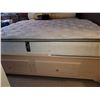 Image 1 : Beautyrest Queen Size Mattress and Frame - Cat C