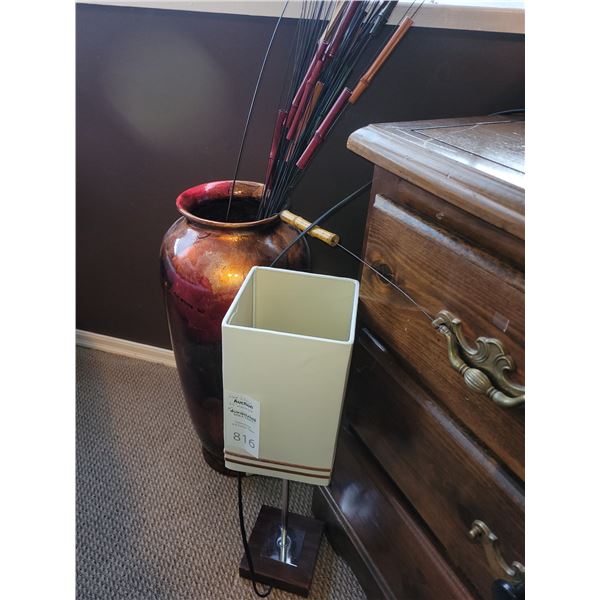 Lamp and Tall Vase - Cat A