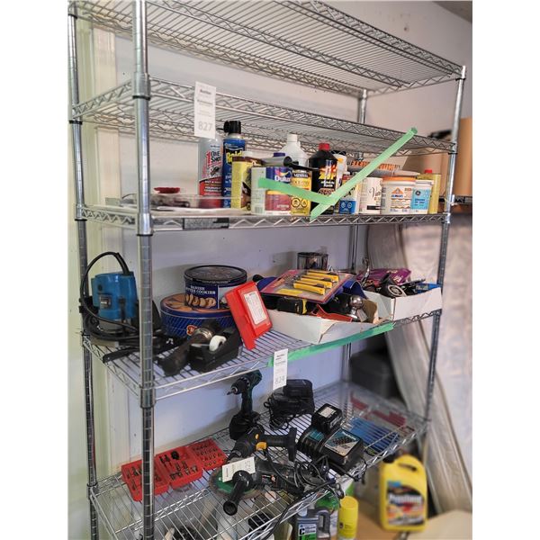 6 Level Metal Rolling Shelf - Cat C