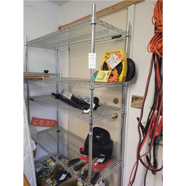 5 Level Metal Rolling Shelf - Cat C