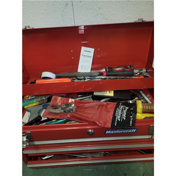 Mastercraft Toolbox and Contents - Cat A