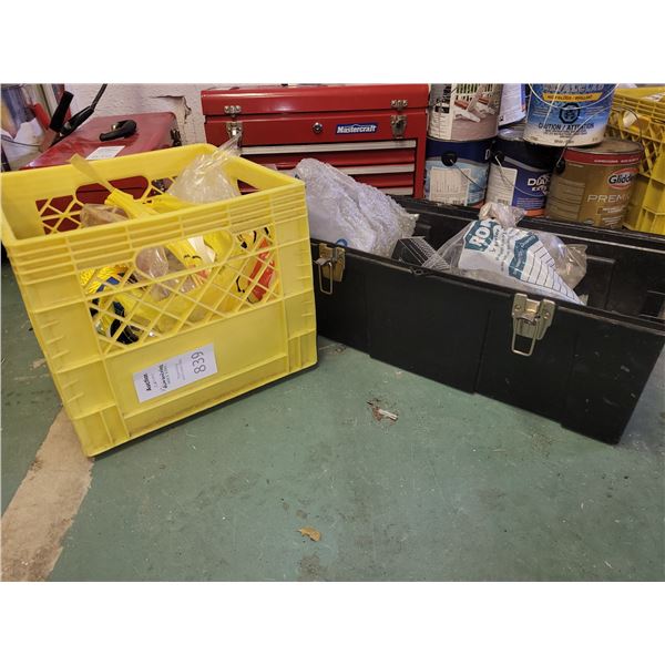 Toolbox and Crate with Contents - Cat A