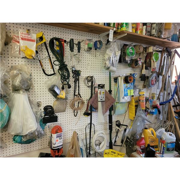 Wall of Tools and Supplies - Cat A