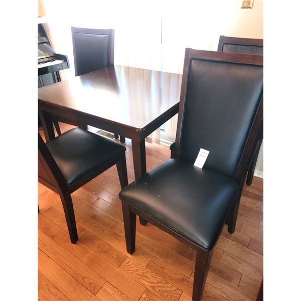 Fold Down Table and 4 Chairs - Cat C