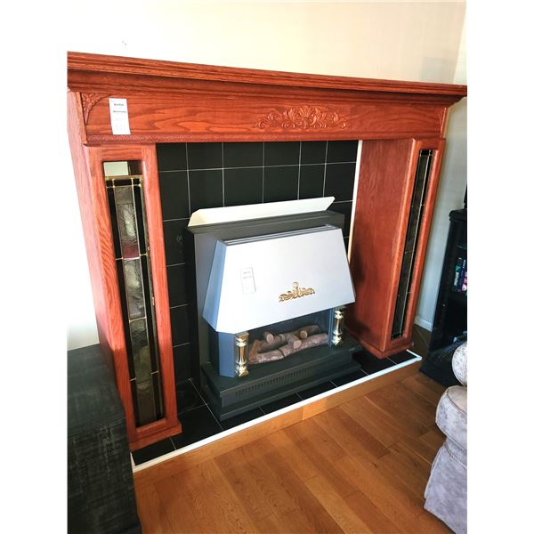 Fireplace Mantle with Side Cupboards - Cat C