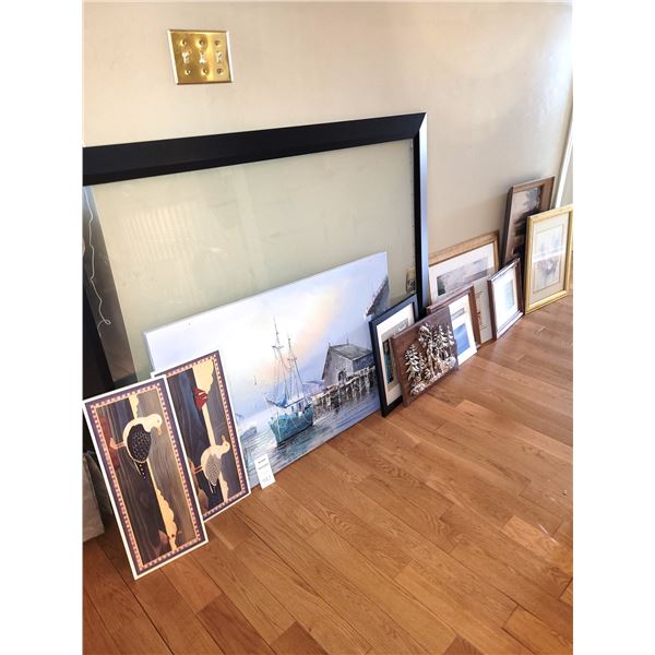 Assorted Pictures and Picture Frames - Cat A