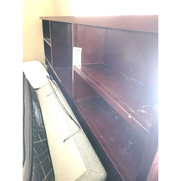Dark Headboard with Shelves - Cat C