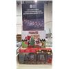 Image 1 : Group of 3 Christmas decors - includes 8 LED Lawn Stakes/Peanuts Snoopy Christmas tree & Holiday Exp